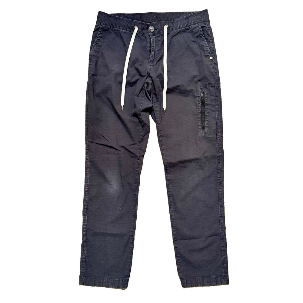 Vuori Womenโs M Ripstop Pants VW401 Charcoal Gray Cotton Outdoors Hiking Climber